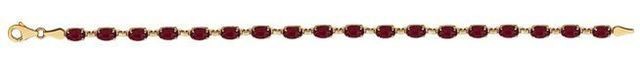 14kt Yellow Gold Mozambique Garnet 7