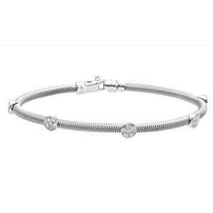 Classic Diamond Bangle by Simon G.