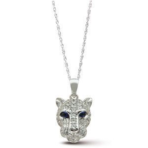 Sterling Silver Lion Head Pendant