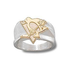 Pittsburgh Penguins New Penguin 5/8 Gents Ring 10k