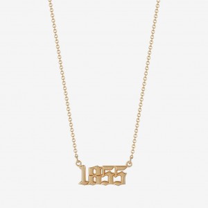 Penn State 1855 Founding Year Necklace