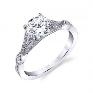 Renee Unique Vintage Diamond Engagement Ring