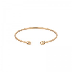 Gucci GG Running Cuff Bracelet in Rose