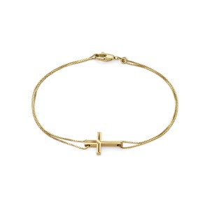Link to Love Bracelet with Cross Charm