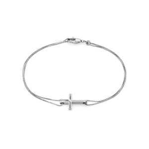 Link to Love Bracelet with Cross Charm
