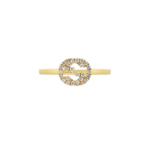Gucci Interlocking G Diamond Ring