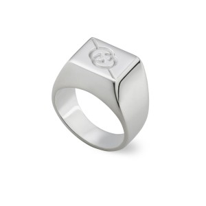 Gucci Tag Ring with Interlocking G Logo