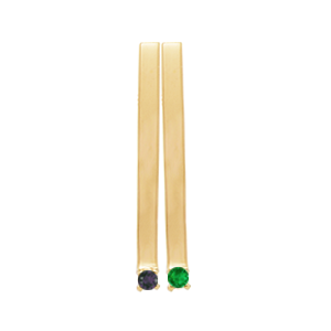 Birthstone Necklace Style 185 with 2 Stones