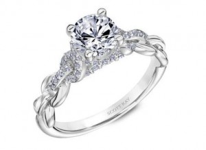Scott Kay SK5643 Embrace Collection Engagement Ring
