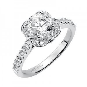 ArtCarved Diamond Engagement Ring 