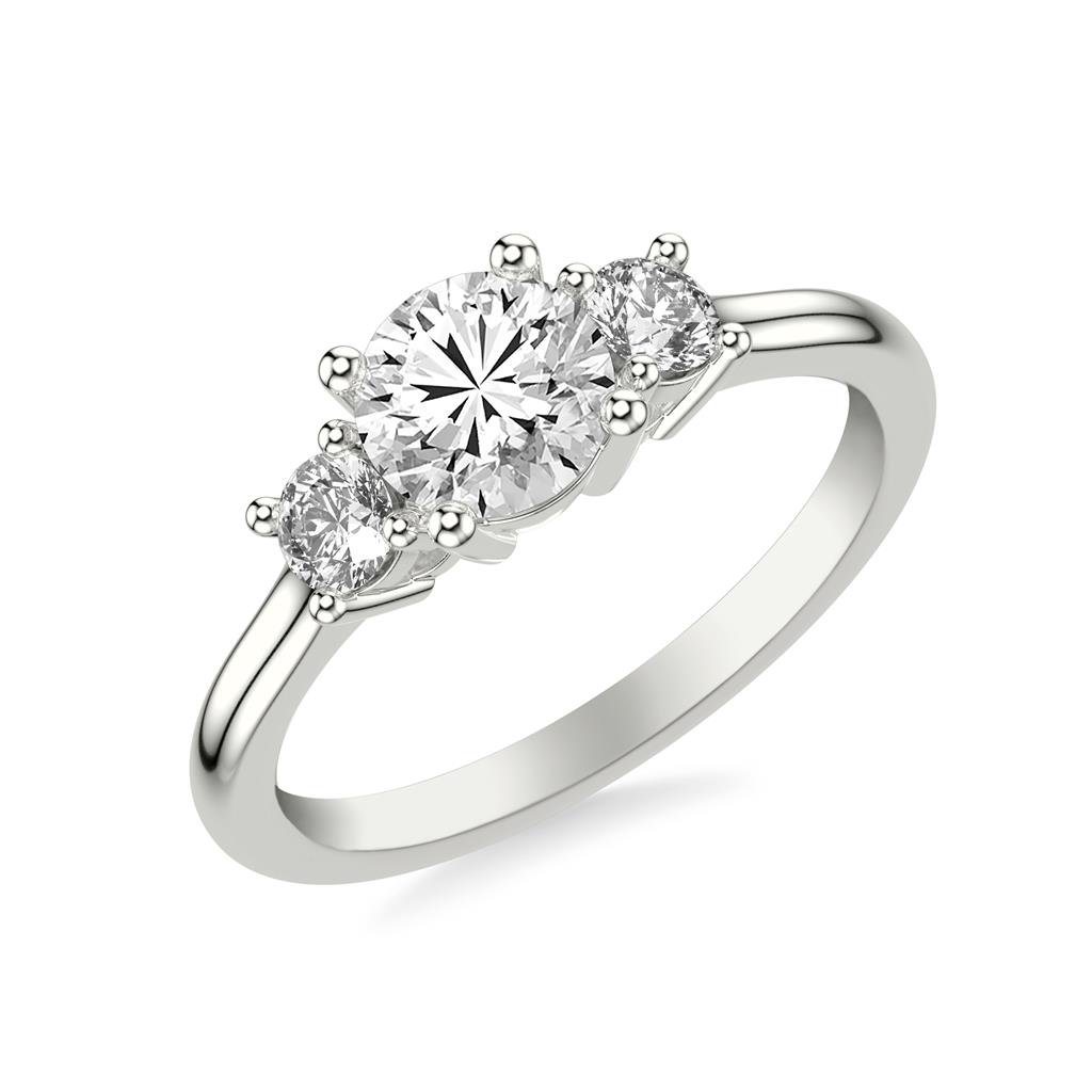 Classic Three Stone Diamond Engagement Ring