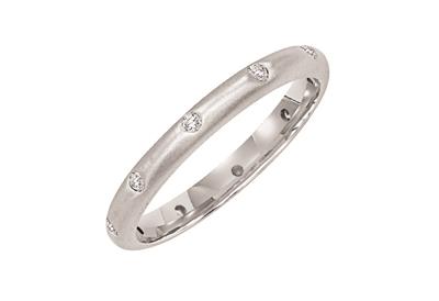 Stackable Drill Set Diamond Eternity Band