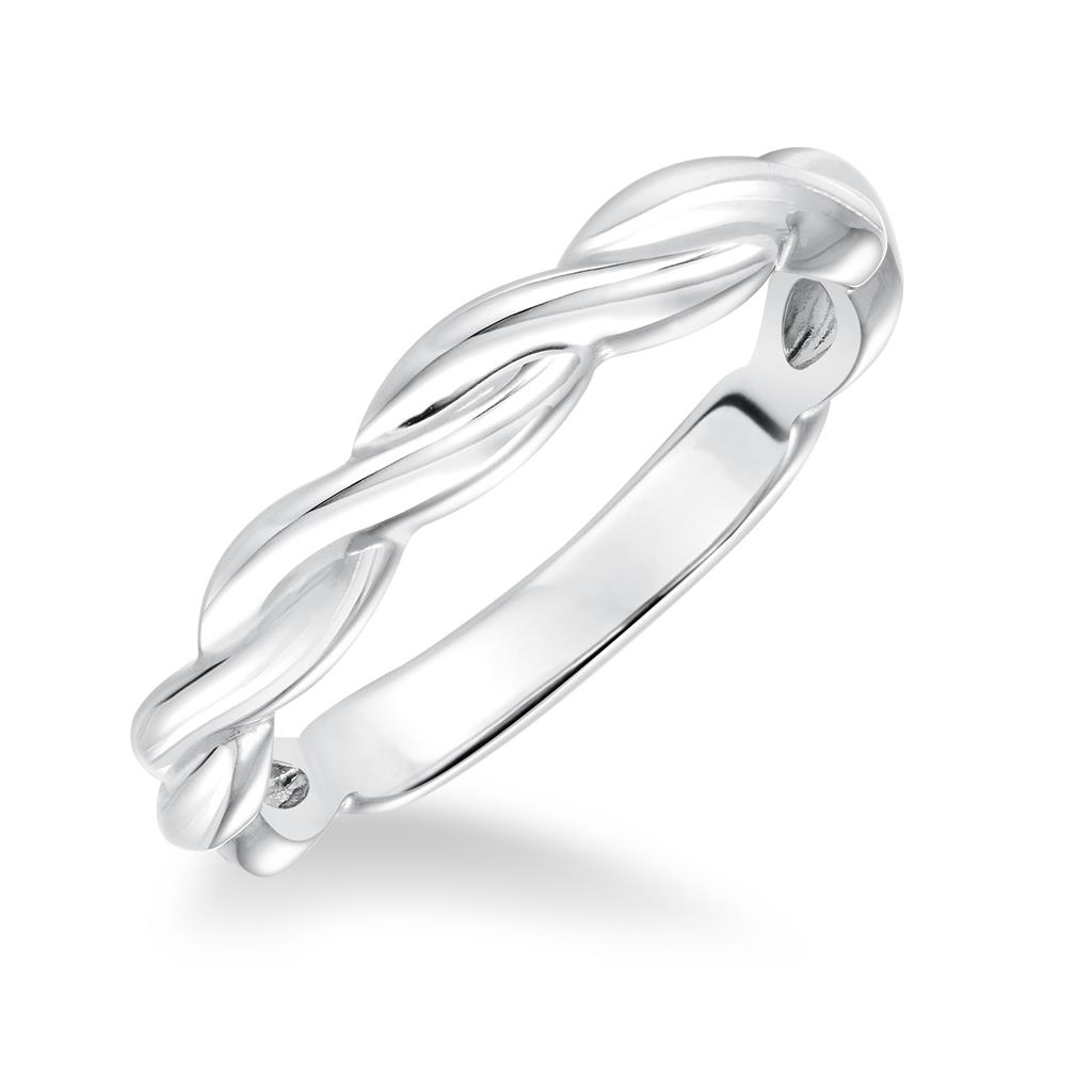 Polished Stackable Twisted Band