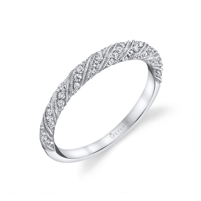 Unique Ribbon Inspired Wedding Band