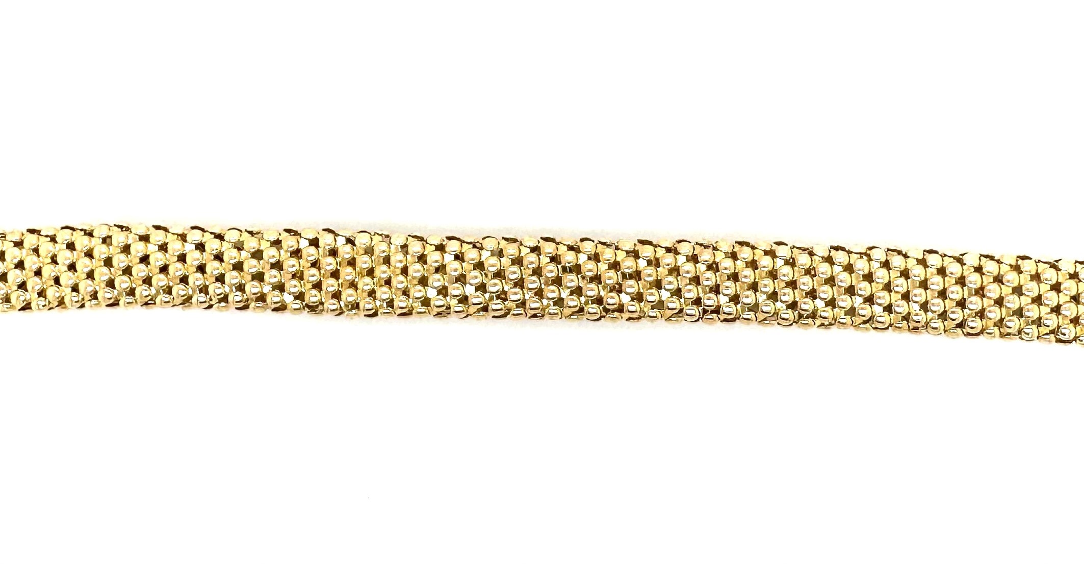 Estate 14KWY Mesh Bracelet