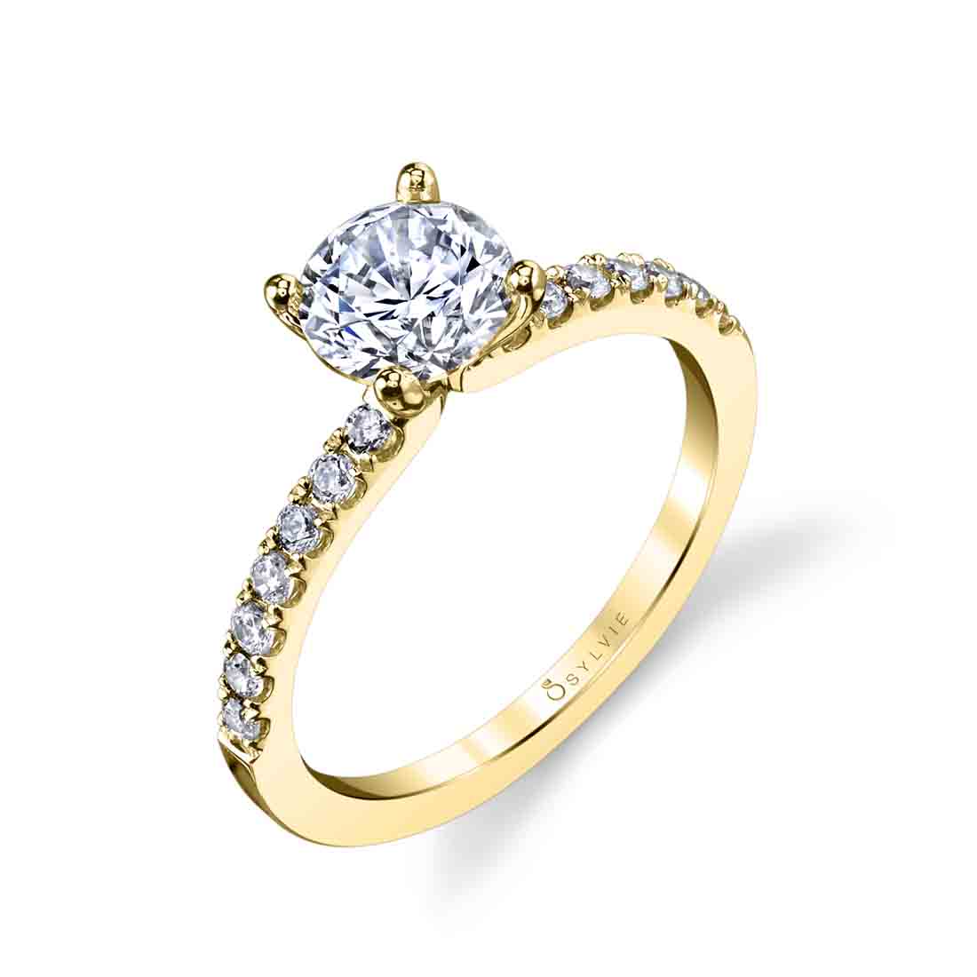 Celine Classic Diamond Engagement Ring