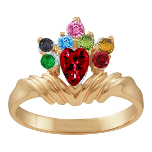 Mothers Ring Style 10 with 8 Stones