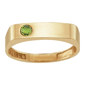 Mothers Ring Style 153 Birthstone Ring with 1 Stone