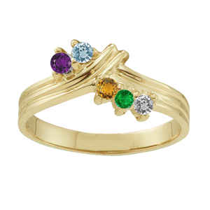 Mothers Ring Style 1 with 5 Stones