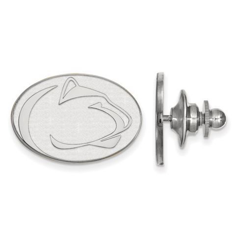Penn State 14k White Gold Lion Head Lapel Pin