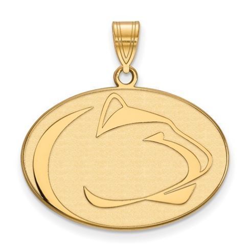 Penn State 14k Yellow Gold Lion Head Charm Large