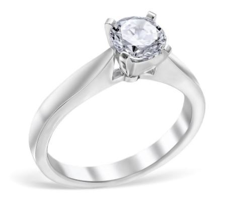 Vintage Solitaire Mounting with Antique Head