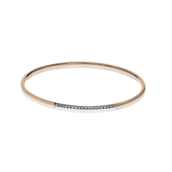Simon G 18K Rose Gold Diamond Bangle LB2017-R