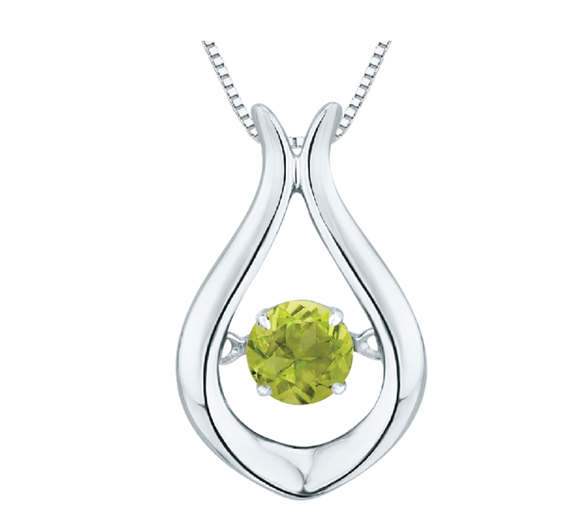 Special $69 Sterling Peridot Dancing Pendant