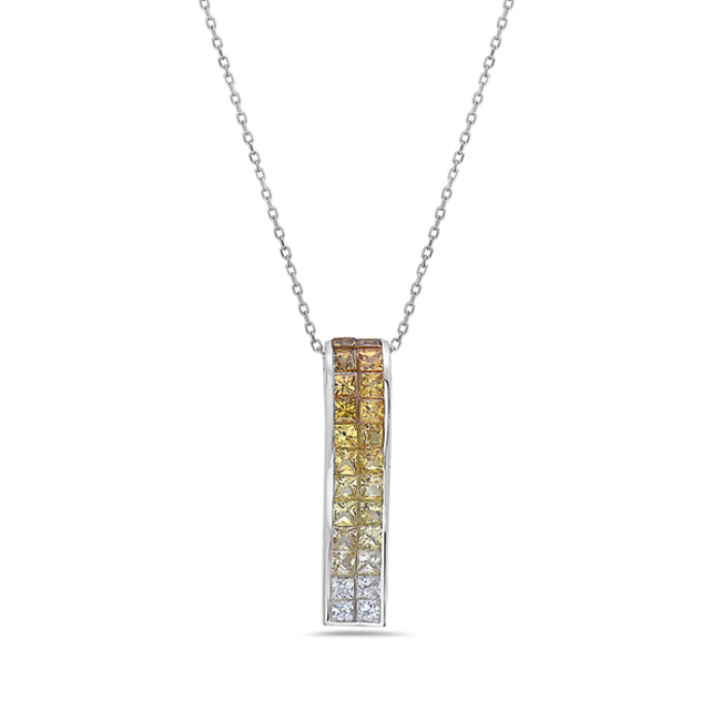 Golden Yellow Sapphire Pendant