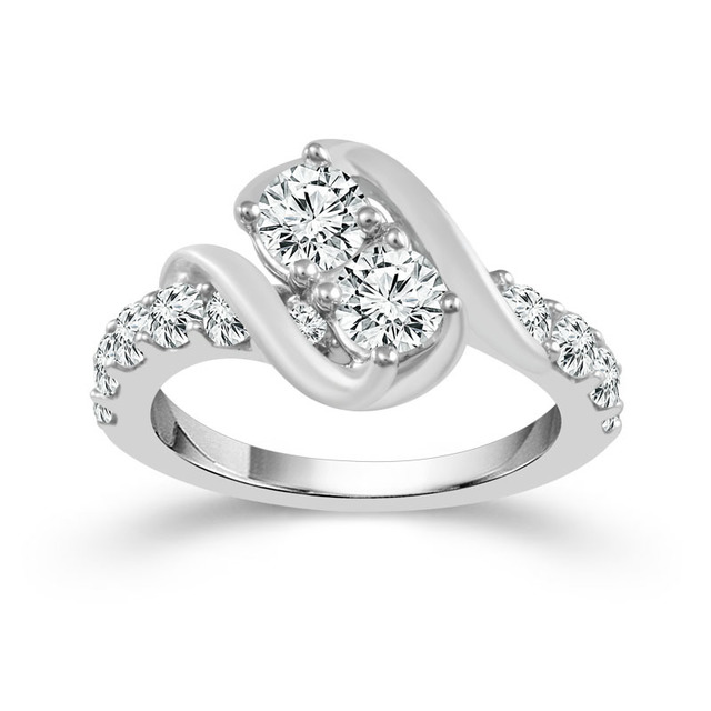 Two Diamond Ring 2 ct
