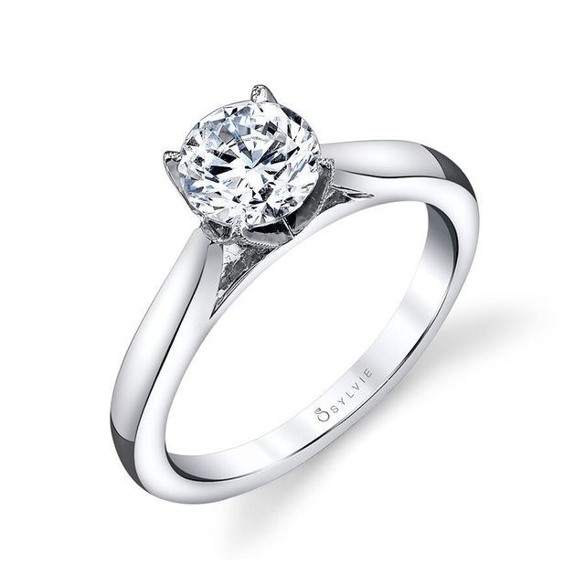 Aubree Modern Solitaire Ring