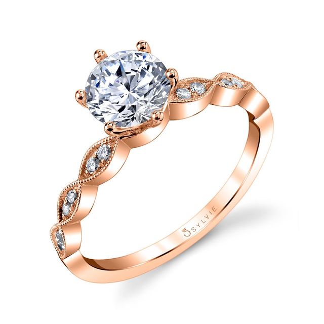 Chanelle Round Solitaire Engagement Ring