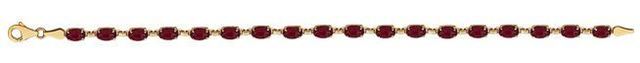 14kt Yellow Gold Mozambique Garnet 7