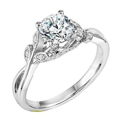 ArtCarved Blossom Engagement Ring