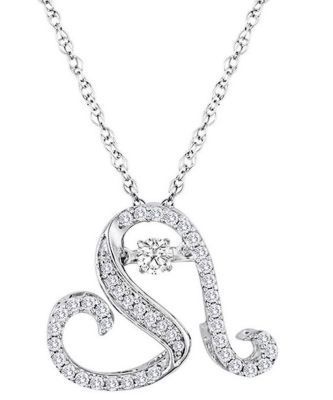 Gorgeous 'Steal Her Heart' Heartbeat Diamond Pendant