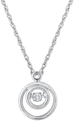 Stylish Heartbeat Diamonds Pendant