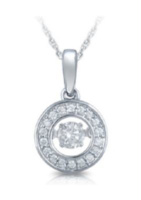 Dazzling Heartbeat Diamonds Fashion Pendant