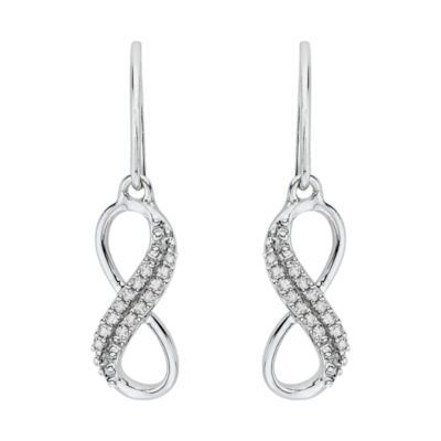 Diamond Infinity Fashion Earrings