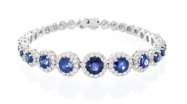 Sapphire and Diamond Bracelet