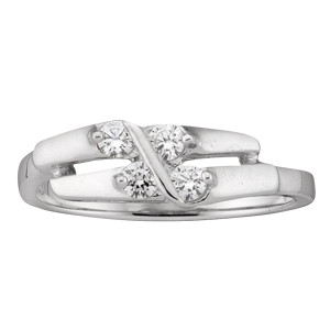 Mothers Ring style 160 Birthstone Ring with 4 Stones