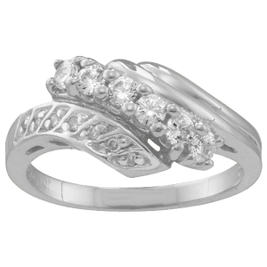 Mothers Ring Style 28 Birthstone Ring with 6 Stones